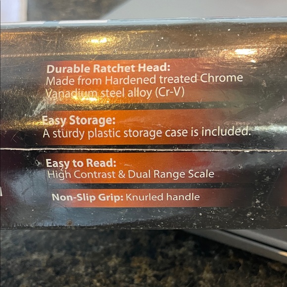 1/2" Drive Click Torque Wrench - Black - Picture 5 of 10